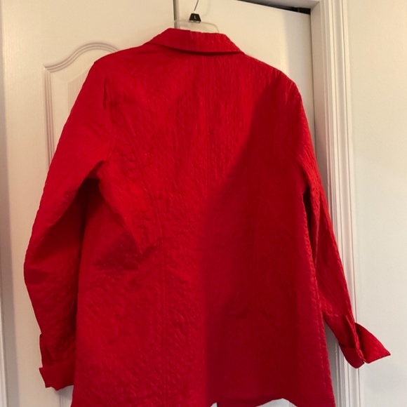 Coldwater Creek red light jacket - Picture 4 of 5